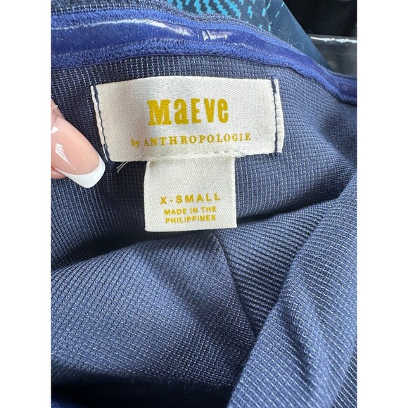 Anthropologie Strapless Plaid Jumpsuit - Blue and Red - Picture 10 of 12